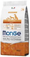 Photos - Dog Food Monge Speciality Adult All Breed Duck/Rice