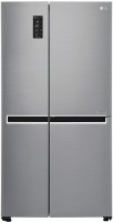 Photos - Fridge LG GS-B760PZXV stainless steel