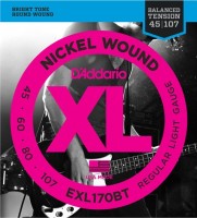 Photos - Strings DAddario XL Nickel Wound Bass 45-107 