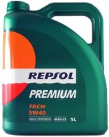 Photos - Engine Oil Repsol Premium Tech 5W-40 5 L
