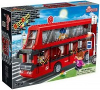 Photos - Construction Toy BanBao Double Decker Bus 8769 