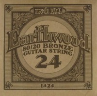 Photos - Strings Ernie Ball Single 80/20 Bronze 24 