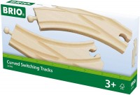 Photos - Car Track / Train Track BRIO Curved Switching Tracks 33346 