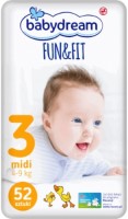 Photos - Nappies Babydream Fun and Fit 3 / 52 pcs