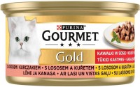 Photos - Cat Food Gourmet Gold Canned Salmon/Chicken  24 pcs