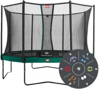 Photos - Trampoline Berg Champion 430 Tattoo Safety Net Comfort 