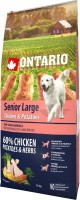 Photos - Dog Food Ontario Senior Large Chicken/Potatoes 