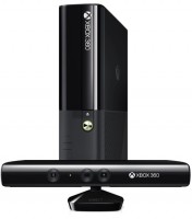 Photos - Gaming Console Microsoft Xbox 360 E 4GB + Kinect + Game