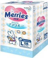 Photos - Nappies Merries Diapers L / 108 pcs 