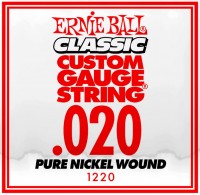 Photos - Strings Ernie Ball Single Pure Nickel Wound 20