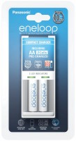 Battery Charger Panasonic Compact Charger + Eneloop 2xAA 1900 mAh 