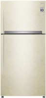 Photos - Fridge LG GR-H802HEHZ beige