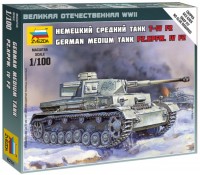 Model Building Kit Zvezda Pz.Kpfw.IV F2 (1:100) 