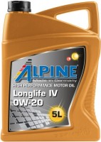 Photos - Engine Oil Alpine Longlife IV 0W-20 5 L