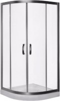 Photos - Shower Enclosure AM-PM Bliss Round 3/4 W56G-301-090 88x88 angle