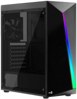 Photos - Computer Case Aerocool Shard Tempered Glass black