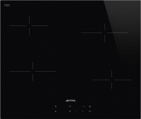 Photos - Hob Smeg SE264TD black