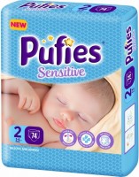 Photos - Nappies Pufies Sensitive 2 / 74 pcs 
