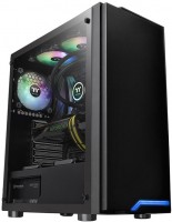 Photos - Computer Case Thermaltake H100 TG black