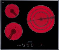 Photos - Hob Smeg SE630TCE black