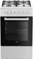 Photos - Cooker Beko FSM 52120 DW white