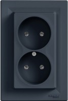 Photos - Socket Schneider Asfora EPH9700171 black
