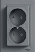 Photos - Socket Schneider Asfora EPH9700162 gray