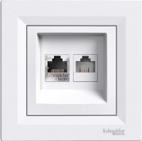 Photos - Socket Schneider Asfora EPH4900121 white