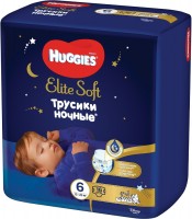 Photos - Nappies Huggies Elite Soft Overnites 6 / 16 pcs 