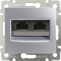 Photos - Socket Legrand Valena Classic 770239 silver