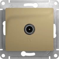 Photos - Socket Schneider Glossa GSL000492 golden