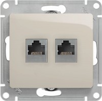 Photos - Socket Schneider Glossa GSL000985 beige