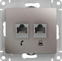 Photos - Socket Schneider Glossa GSL001285 gray