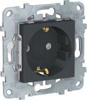 Photos - Socket Schneider New Unica NU503754 black