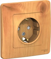 Photos - Socket Schneider Blanca BLNRS001115 brown