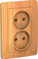 Photos - Socket Schneider Blanca BLNRS000025 brown