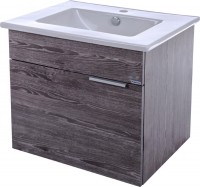 Photos - Washbasin cabinet AQWELLA Brig 60 Br.01.06/1/Gray