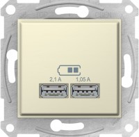 Photos - Socket Schneider Sedna SDN2710247 beige