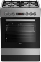 Photos - Cooker Beko FSE 62320 DX stainless steel