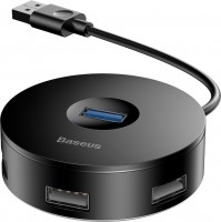 Photos - Card Reader / USB Hub BASEUS Round Box USB-A to USB 3.0 and 2xUSB 2.0 