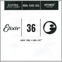 Photos - Strings Elixir Electric Optiweb Nickel Plated Steel Single 36 