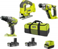 Photos - Power Tool Combo Kit Ryobi R18DDJSSDS-220S 