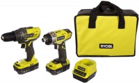 Photos - Power Tool Combo Kit Ryobi R18DDID-220S 
