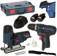 Photos - Power Tool Combo Kit Bosch GSR 12V-15 + GST 12V-70 Professional 0615990G08 