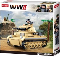 Photos - Construction Toy Sluban Small German Tank M38-B0691 