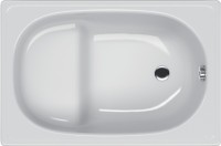 Photos - Bathtub Koller Pool Steel 2.8 105x70 cm with seat