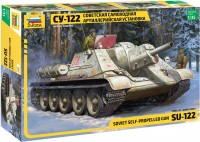 Model Building Kit Zvezda Soviet Self Propelled Gun Su-122 (1:35) 