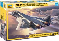 Model Building Kit Zvezda Russian Fifth Generation Fighter SU-57 (1:72) 