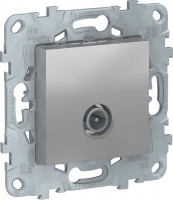 Photos - Socket Schneider New Unica NU546330 silver