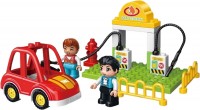 Photos - Construction Toy Qman Gas Station 5101